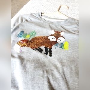 Cat&jack long sleeves Fox Graphic T-shirt